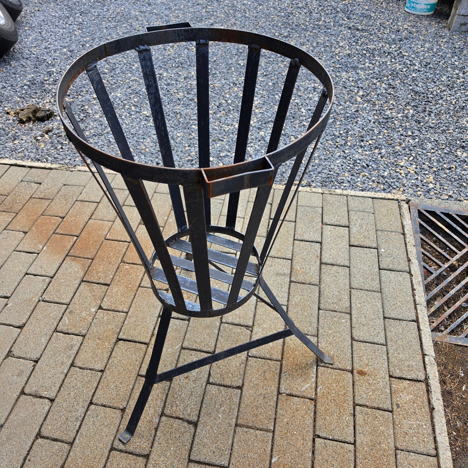 grote vuurkorf, Tuin en Terras, Ophalen, Gebruikt, Vuurkorf