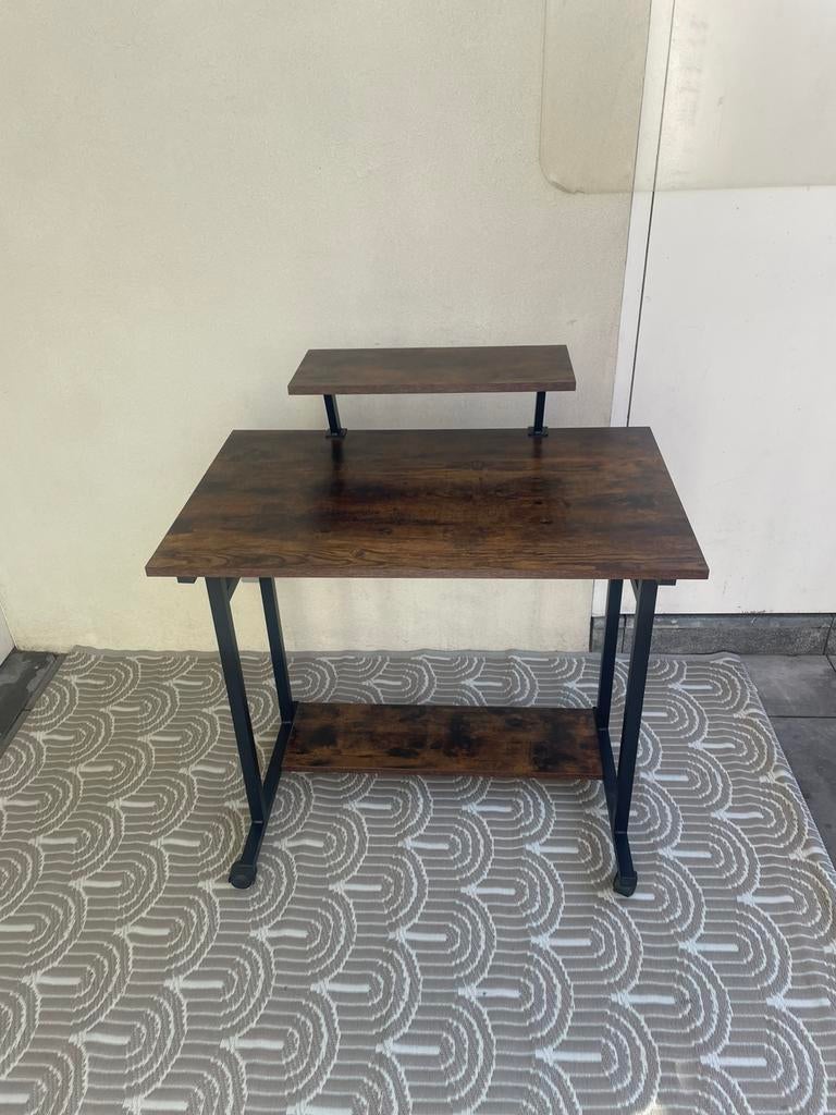 Bruin bureau op wielen, Huis en Inrichting, Ophalen, IKEA, Bruin
