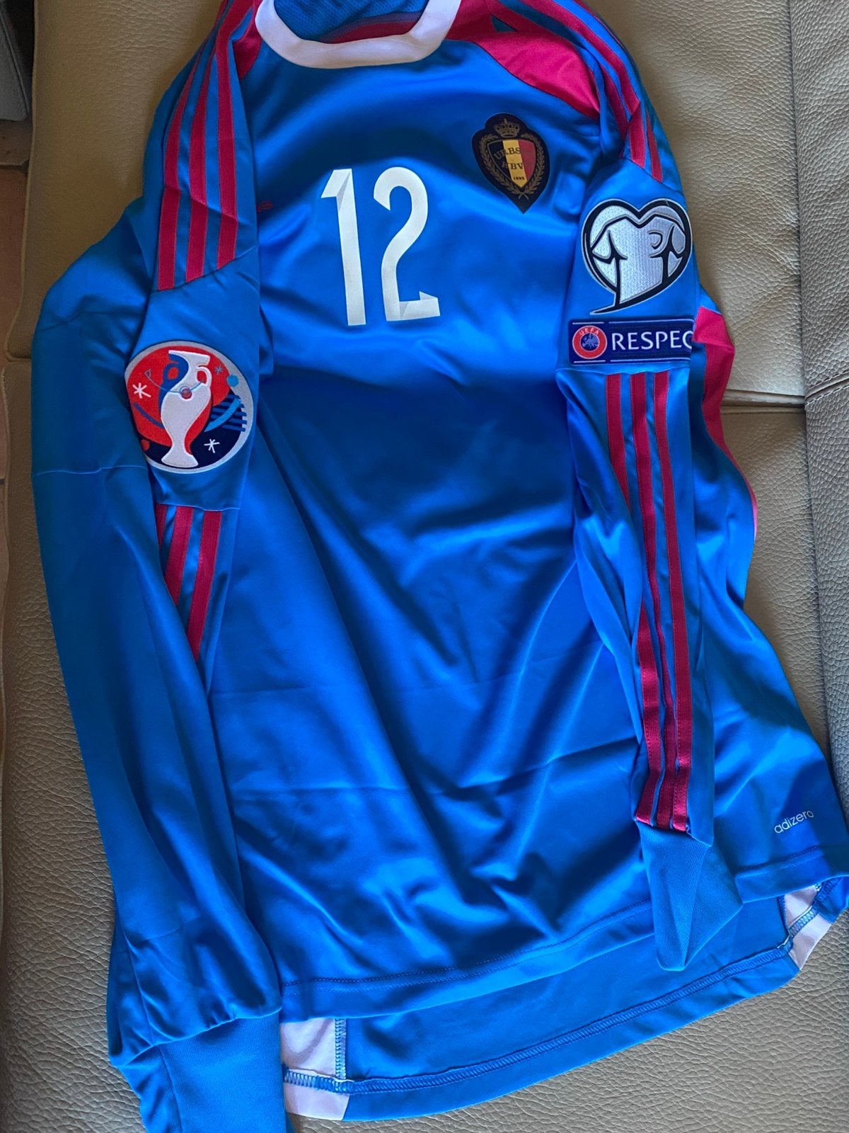 Matchworn shirt Simon Mignolet met handtekening., Ophalen of Verzenden, Zo goed als nieuw, Shirt