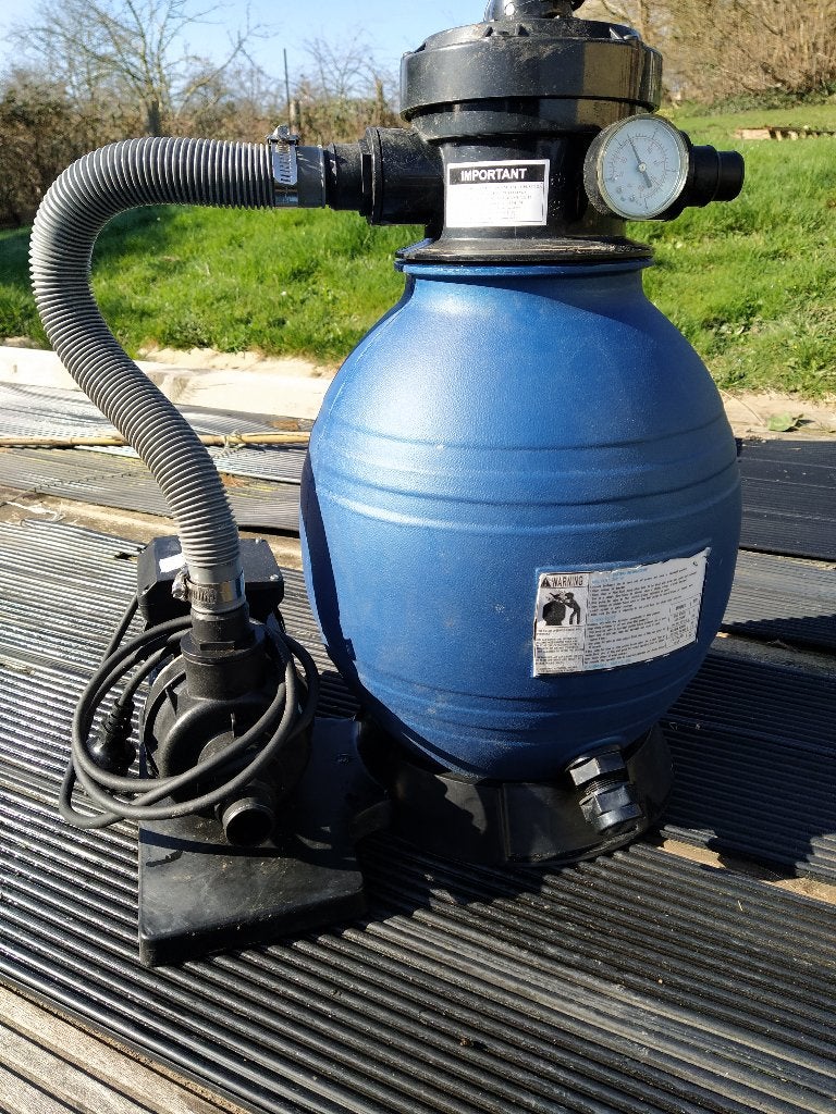 Zandfilter, Ophalen