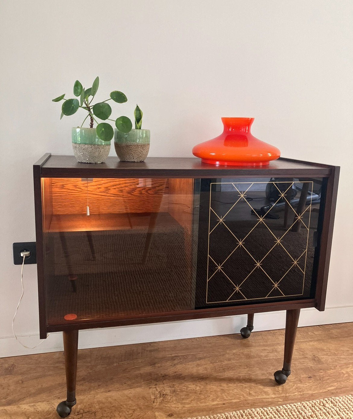 Vintage kastje, Ophalen, Gebruikt, Vintage, 50 tot 100 cm