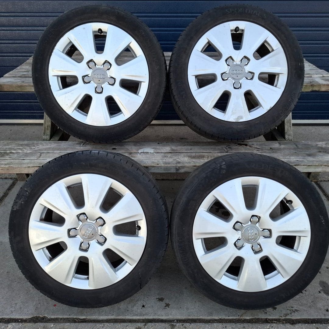 Audi A3 A4 TT Zomerset 205-50-16 5x112 - Set 10.02, Pneus et Jantes, 16 pouces, Véhicule de tourisme, Pneus été