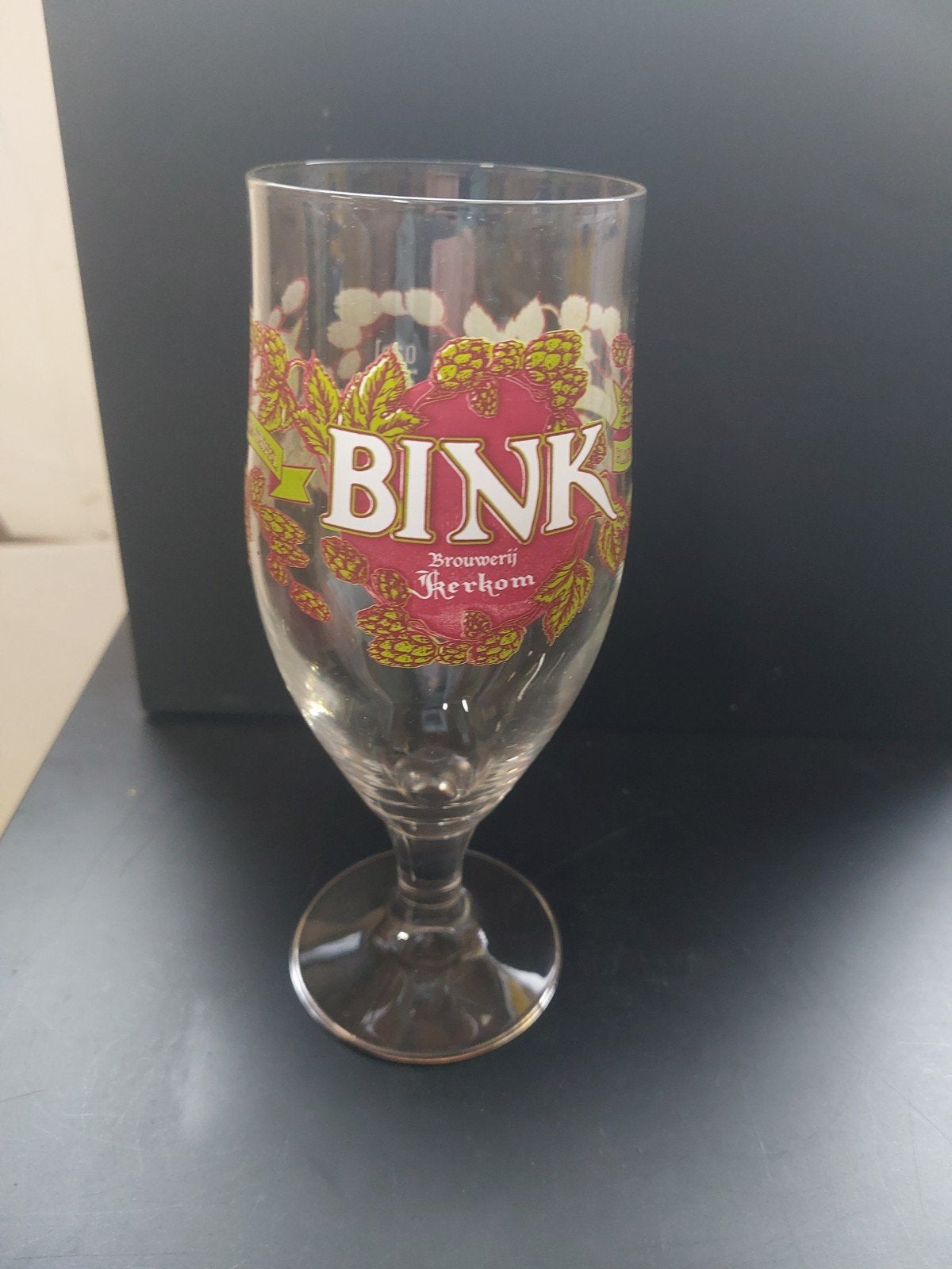 Bink bierglas, Verzamelen, Glas en Drinkglazen, Ophalen of Verzenden, Nieuw, Bierglas