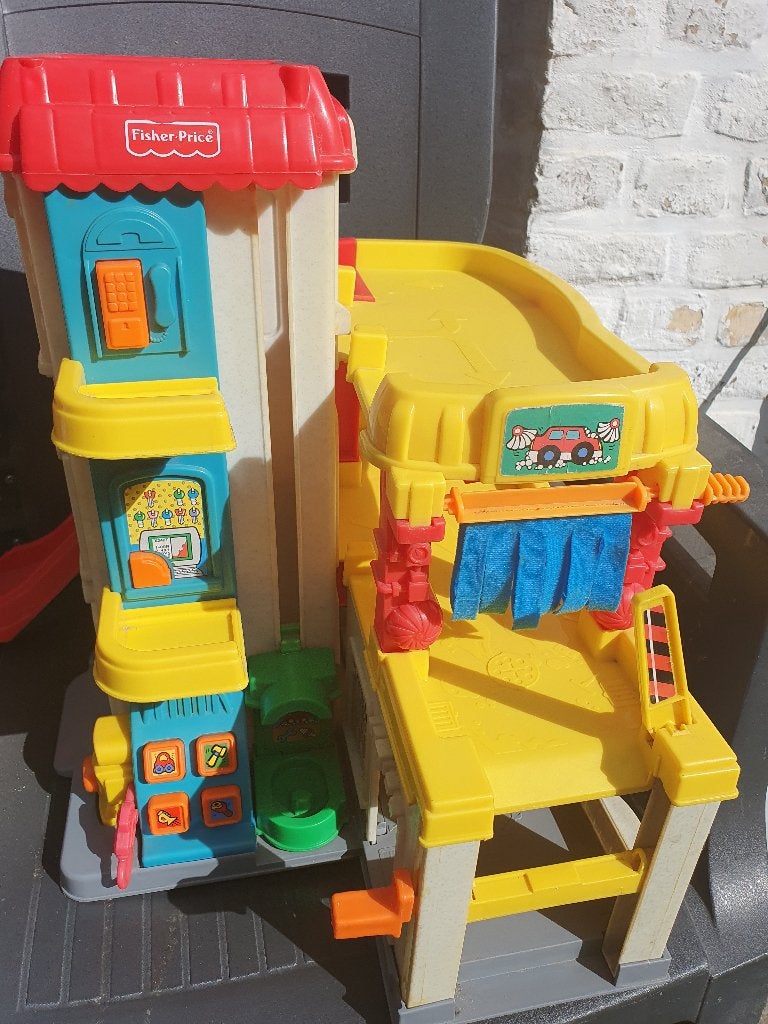 Speelgoedgarage Fisher price, Kinderen en Baby's, Ophalen, Zo goed als nieuw