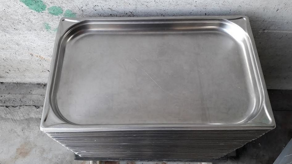 Gastronorm bakken Blanco: 50x30x3 cm, Enlèvement