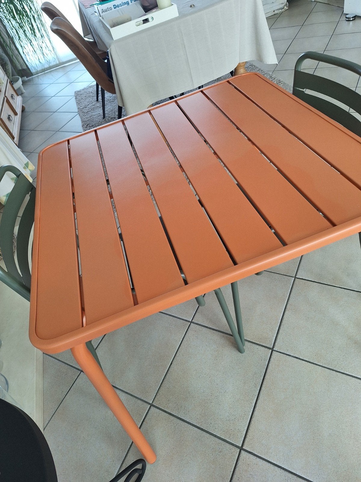 metalen tuintafel, Tuin en Terras, Ophalen, Nieuw, Vierkant, Metaal