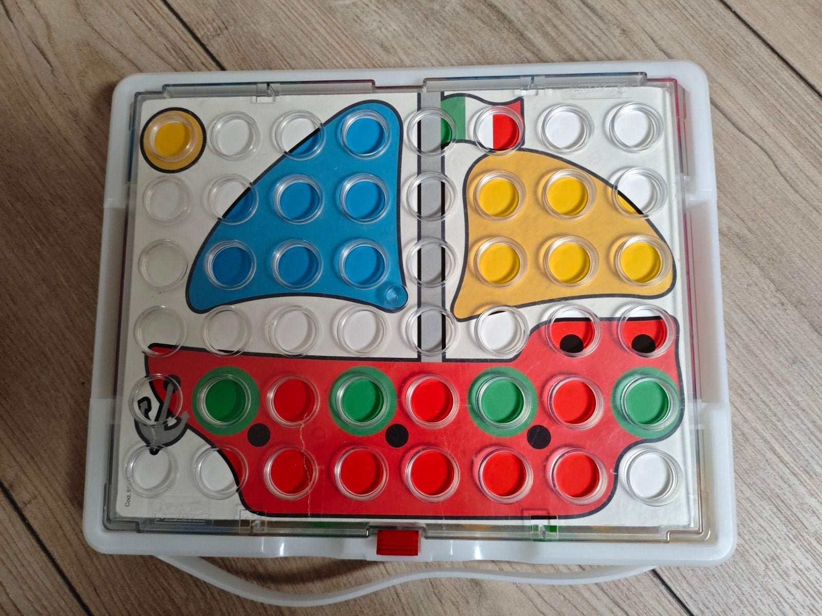 mozaïek met grote dikke pinnen, Kinderen en Baby's, Ophalen, Gebruikt, Bouwen
