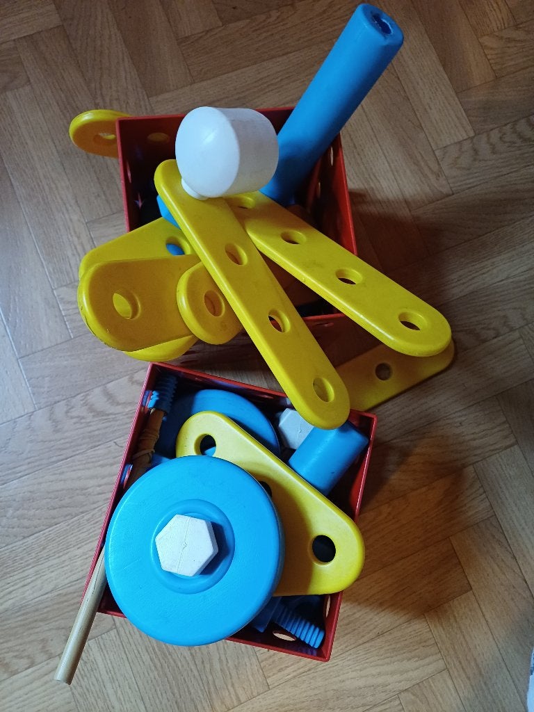 Speelgoed Bouwelementen "Baby Castor", Kinderen en Baby's, Speelgoed | Houten speelgoed, Ophalen of Verzenden, Gebruikt
