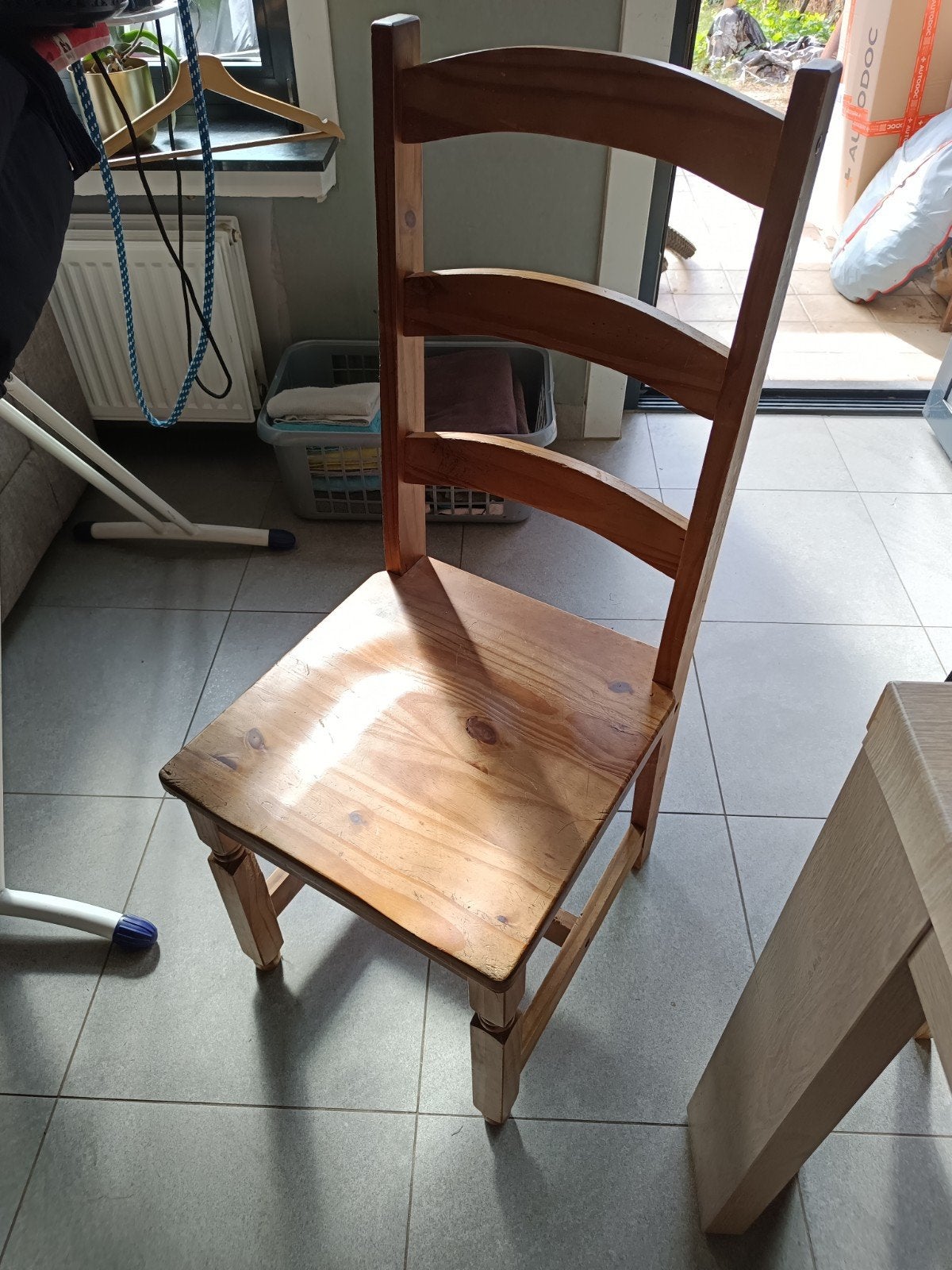 4 houten stoelen, Antiek en Kunst, Ophalen