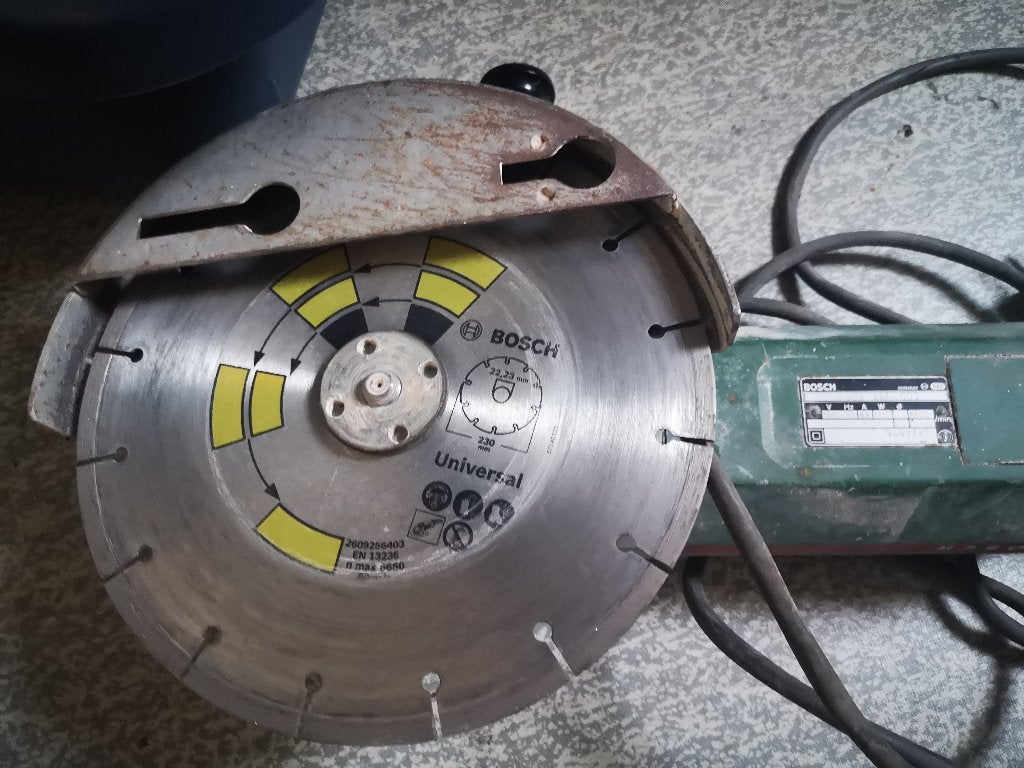 Meule à meuler électrique Bosch PW 1800, Enlèvement