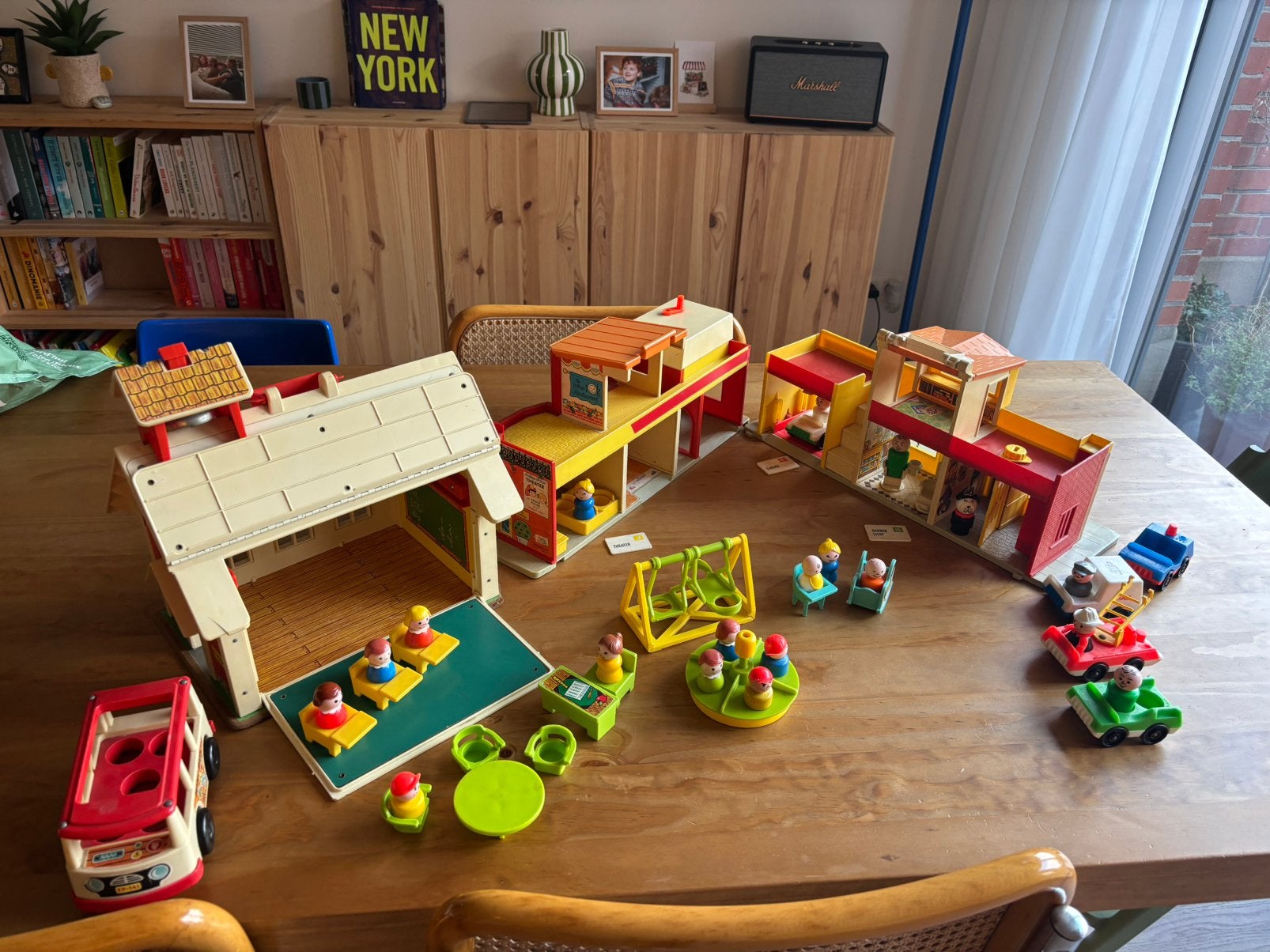 Groot lot vintage fisher price speelgoed, Enfants & Bébés, Enlèvement, Utilisé, Set de jeu