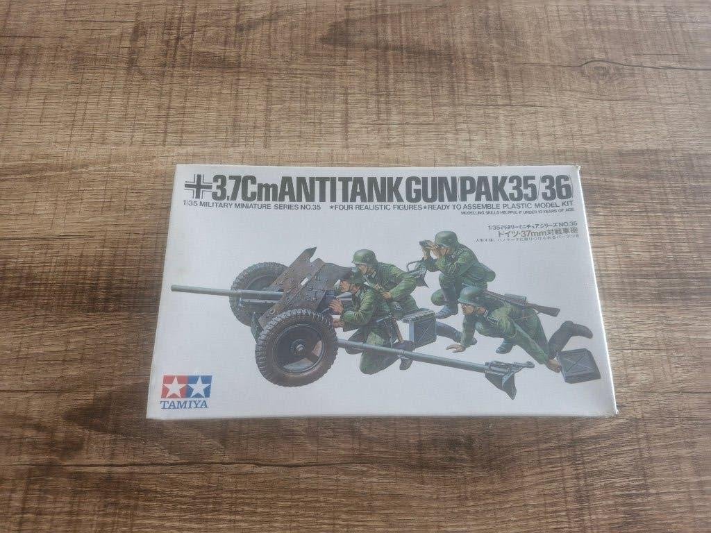 Tamiya 1/35 3.7cm Anti-Tank Gun Pak 35/36, 1:32 tot 1:50, Overige typen, Nieuw, Ophalen of Verzenden