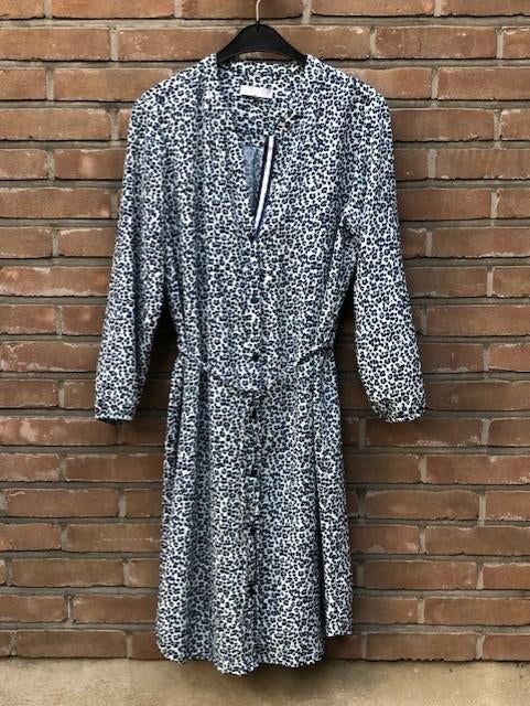 Viscose Jurk Signe Nature, Kleding | Dames, Jurken, Signe Nature, Blauw, Maat 42/44 (L), Ophalen of Verzenden