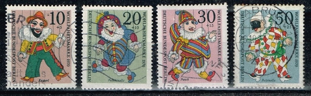 Timbres d'Allemagne - K 6221 - marionnettes, Envoi, Autres périodes, Affranchi