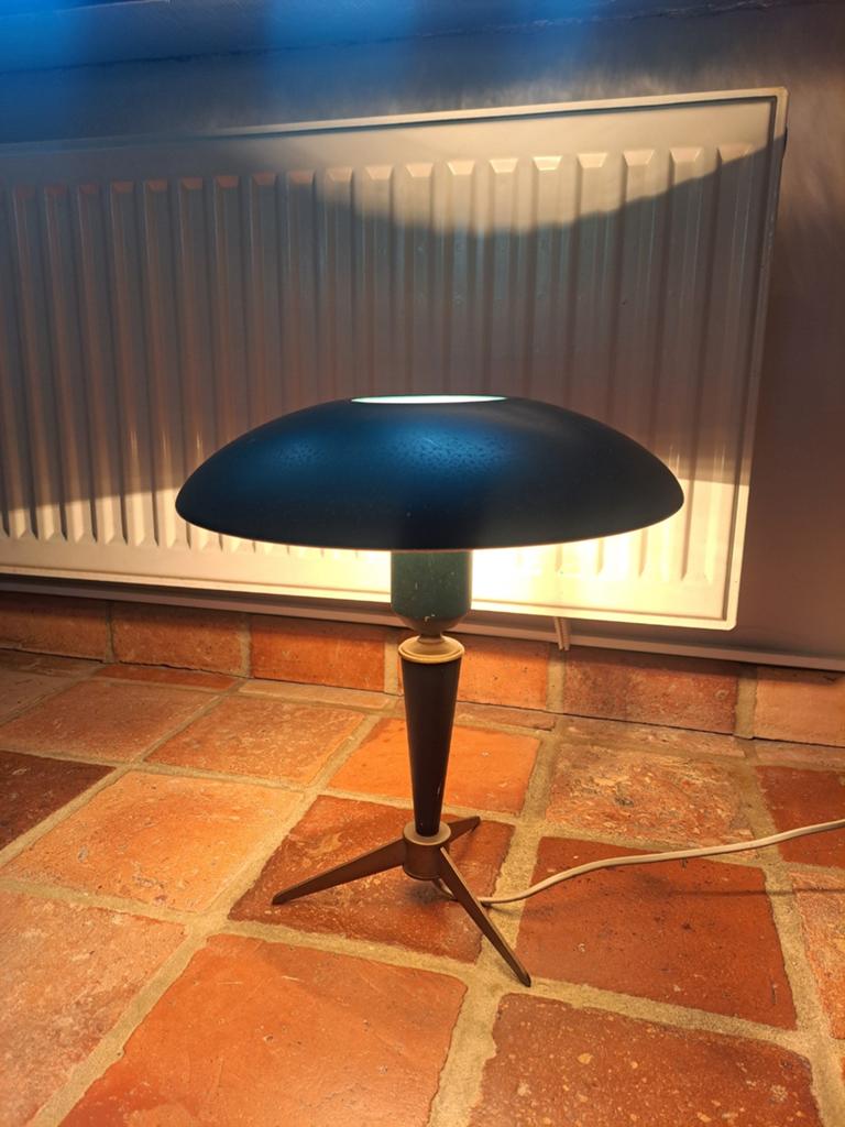 Louis Kalff Bijou lamp '60 Philips, Huis en Inrichting, Lampen | Tafellampen, Gebruikt, Minder dan 50 cm, Kunststof, Metaal, Ophalen of Verzenden