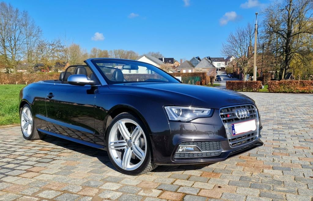 Audi S5 cabrio, Auto's, Audi, Automaat, Zwart, 2995 cc, Cabriolet