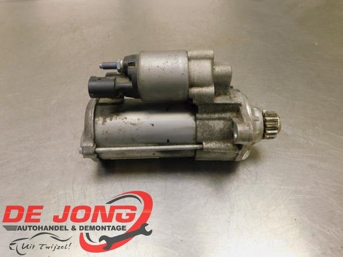 Startmotor van een Volkswagen Golf, Gebruikt, -, Volkswagen, -