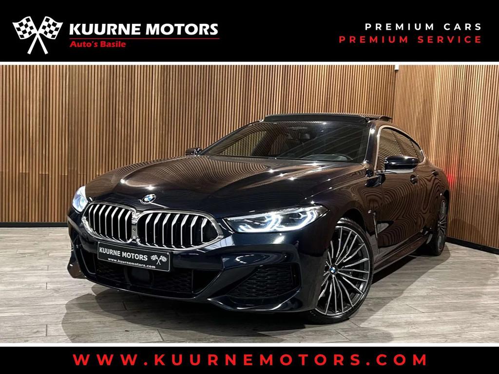 BMW 8 series 840 i xDrive GranCoupé M PerfZet/Pano *1j gara, Auto's, BMW, Automaat, Gebruikt, 340 pk, Zwart