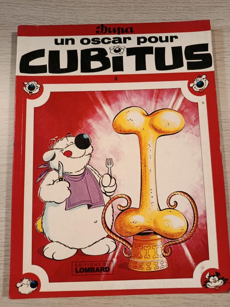 Cubitus n3 – "Un Oscar pour Cubitus" – Dupa – Éditions du L, Livres, Enlèvement ou Envoi