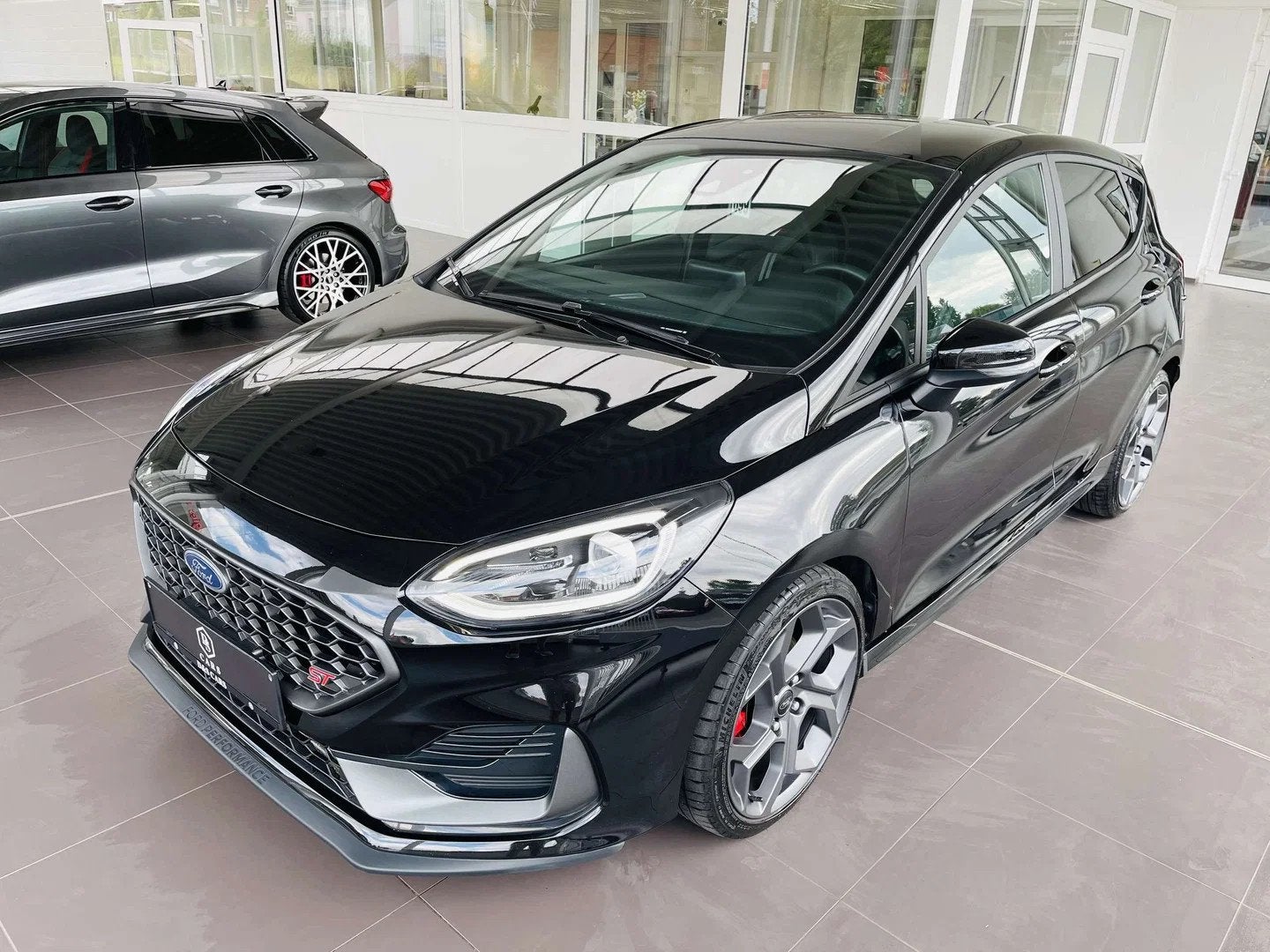 Ford Fiesta ST 1.5 EcoBoost * GARANTIE + LED + CUIR + GPS *, Gebruikt, Zwart, Bedrijf, 5 deurs