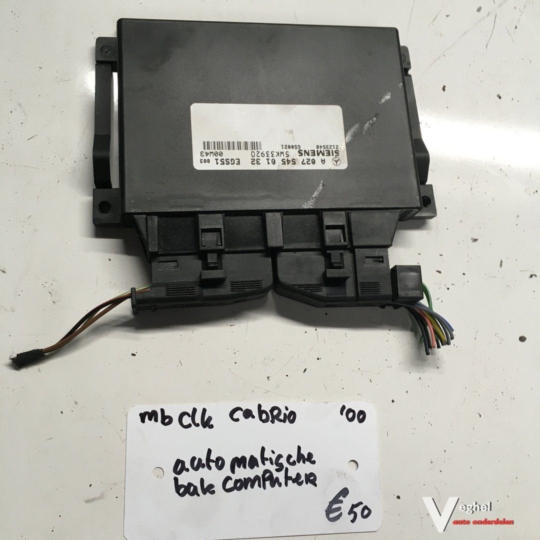 Mercedes CLK  Cabrio   2000 Bak Control Module A 027 545 01, Gebruikt, -, -, Ophalen of Verzenden
