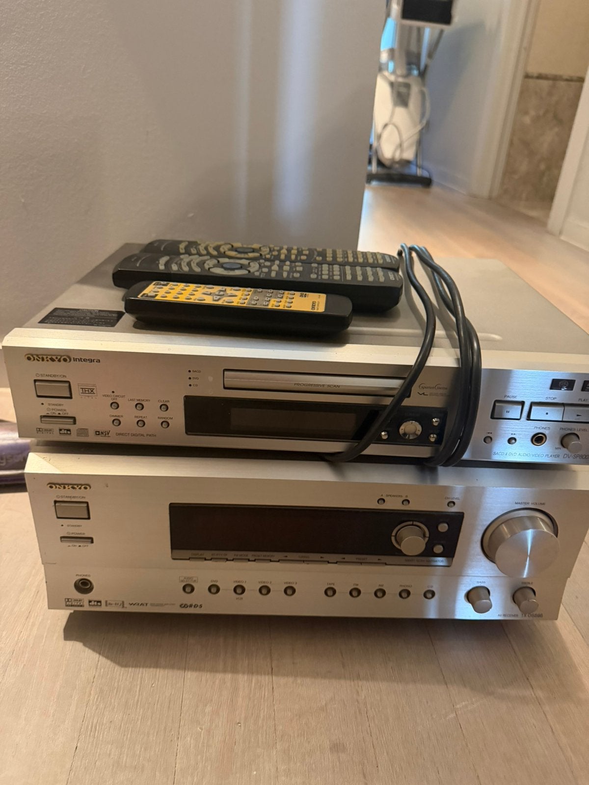 Onkyo versterker, dvd speler en KEF speakers, Audio, Tv en Foto, Stereoketens, Gebruikt, Losse componenten, Speakers, Ophalen