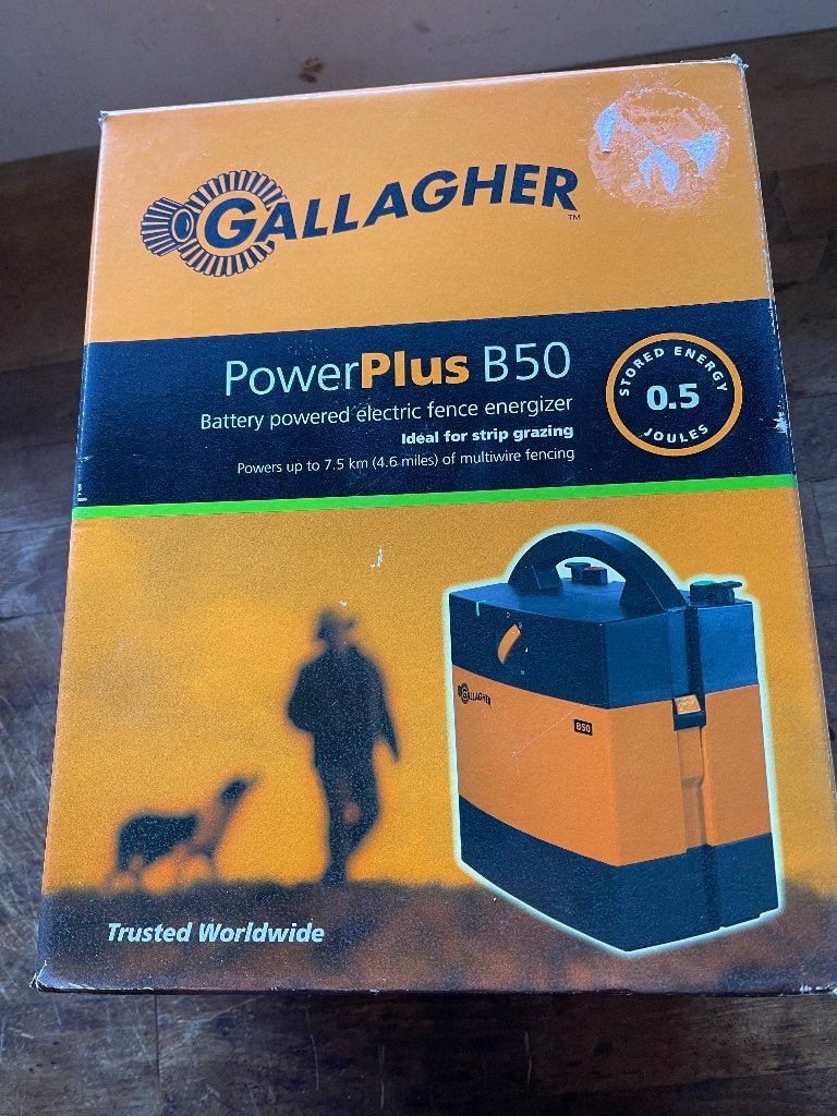 Gallagher schrikdraad apparaat B50 - incl.accu en draad, Dieren en Toebehoren, Weidegang