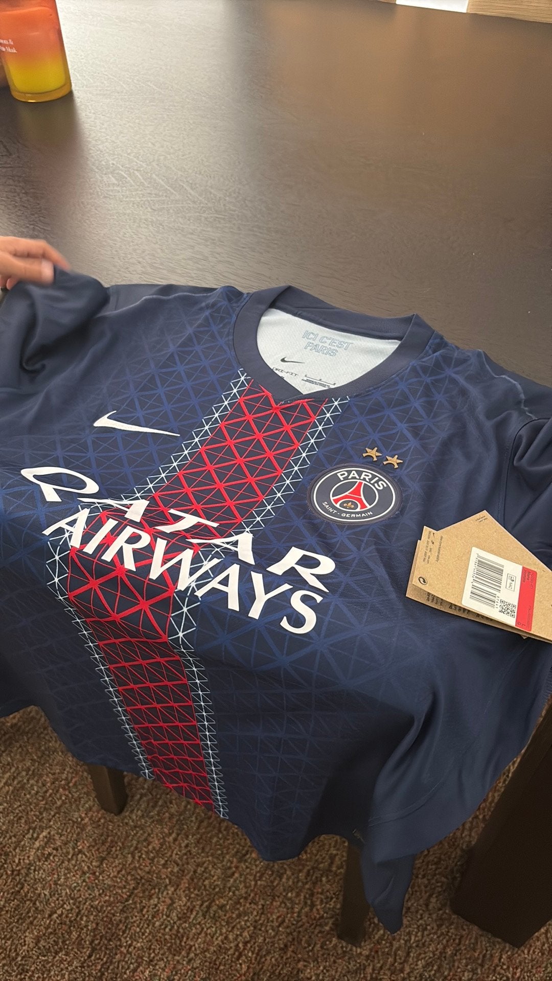 Maillot PSG collector Back 2 Back taille L, Enlèvement, Comme neuf, Maillot