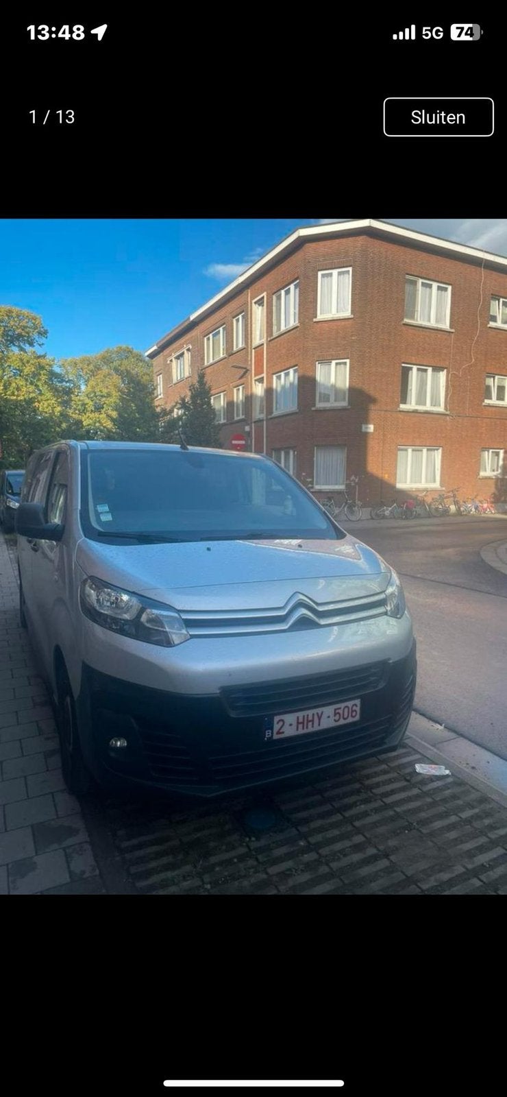 Citroën Jumpy 2019 dubbel kabine, Autos, Argent ou Gris, Achat, 6 portes, Euro 6