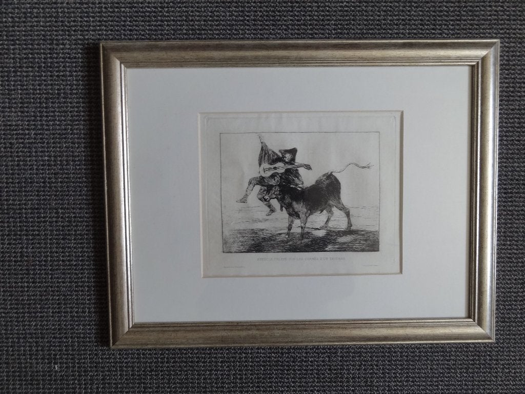 Francisco Goya, ets in lijst, Verzenden