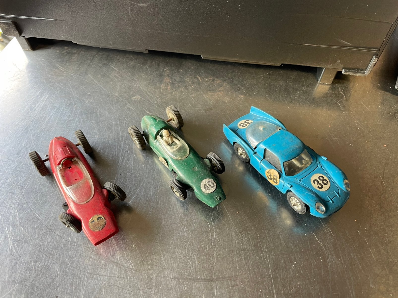 Lot 3 vintage Jouef/Playcraft slotcars jaren ’60, Enlèvement ou Envoi, Utilisé, Voiture, Autres marques