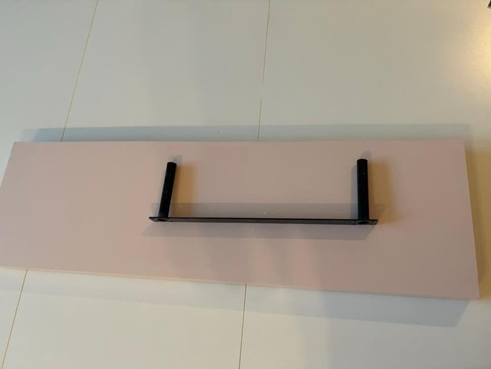 Wandplank roze 80x25, Ophalen, Gebruikt, Minder dan 150 cm, Minder dan 100 cm