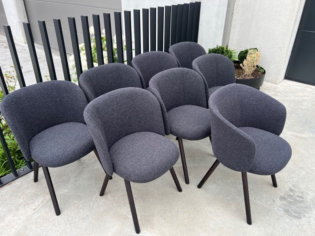 Vitra mikado stoel, 8x - showroommodellen, Maison & Meubles, Chaises, Neuf, Design, Cinq, Six Chaises ou plus, Tissus