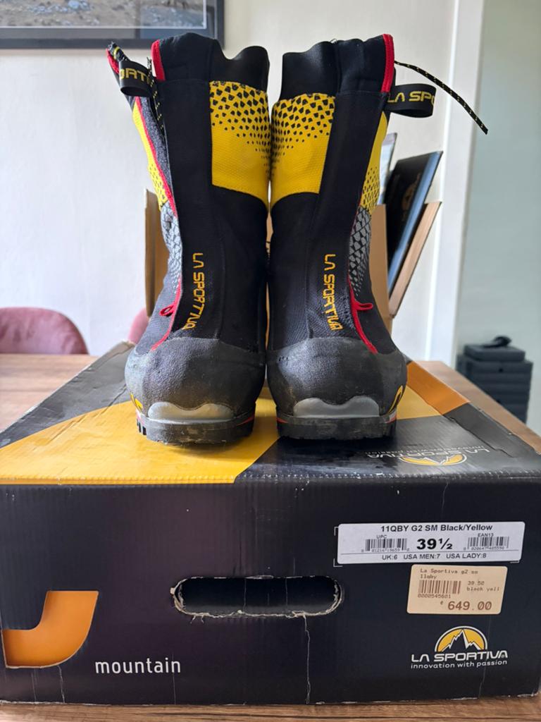 La sportiva G2 SM 39,5, Ophalen, Gebruikt