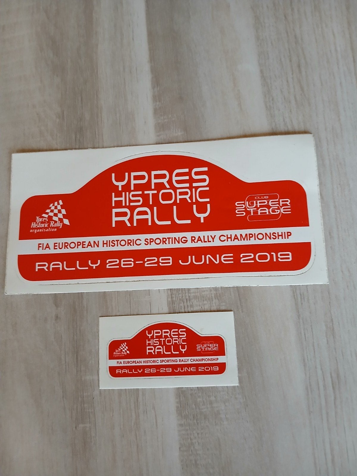 Sticker Ypres Historic rally  2018, 2019, Ophalen of Verzenden