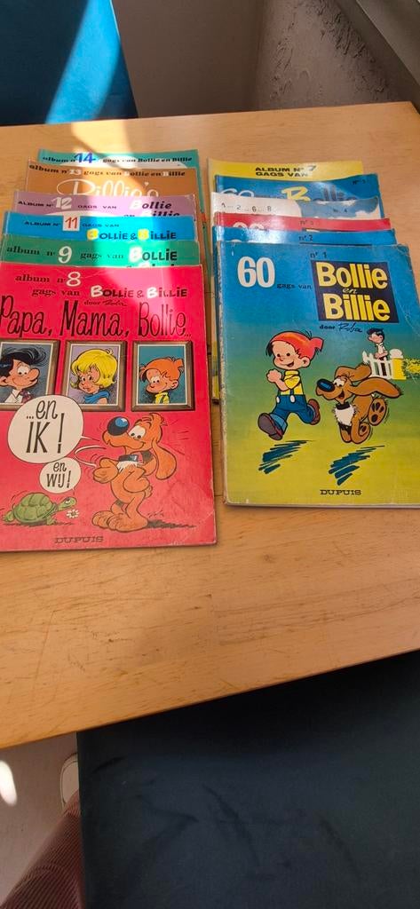 12 strips Bollie en Billie, 2 euro per stuk, Livres, Enlèvement ou Envoi