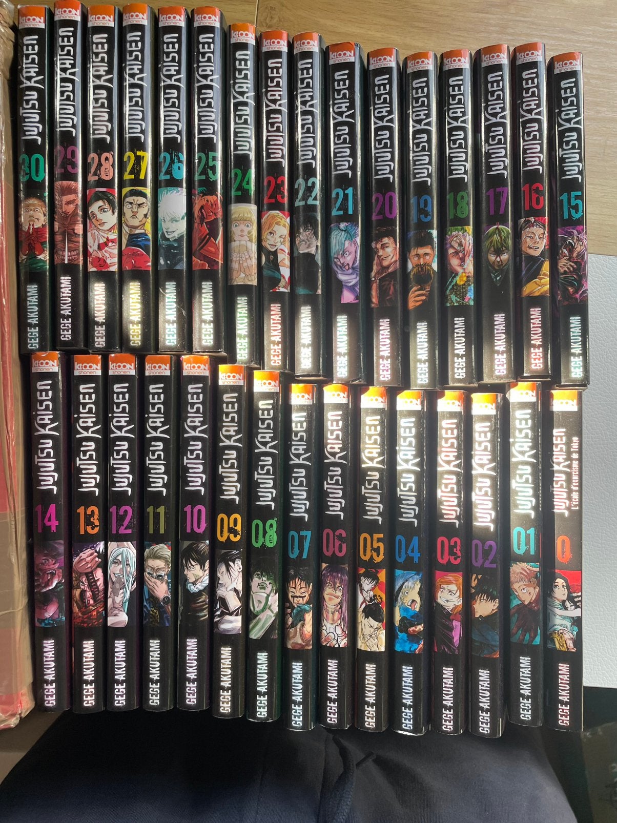 Jujutsu kaisen lot de 31 tomes 0 a 30 intégrale, Enlèvement ou Envoi