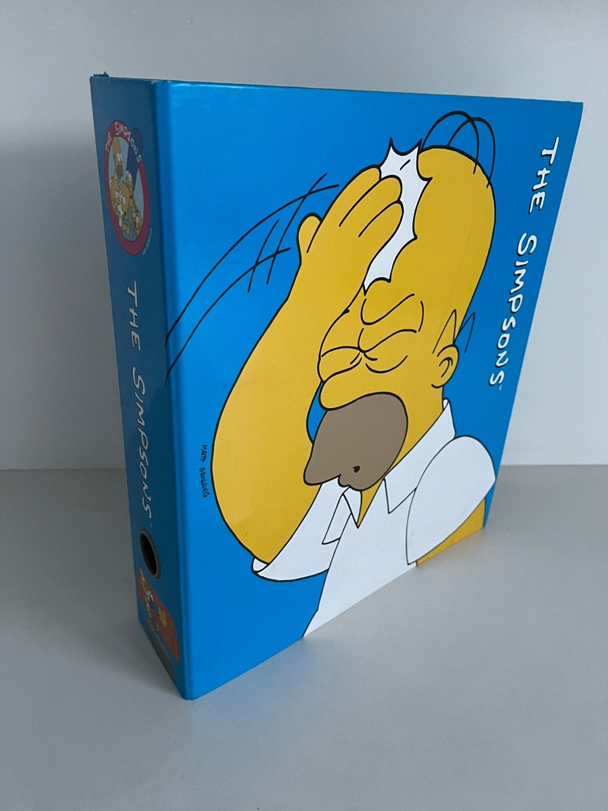 Vintage 90s map van The Simpsons, Verzamelen, Ophalen of Verzenden, Overige figuren, Gebruikt, Overige typen