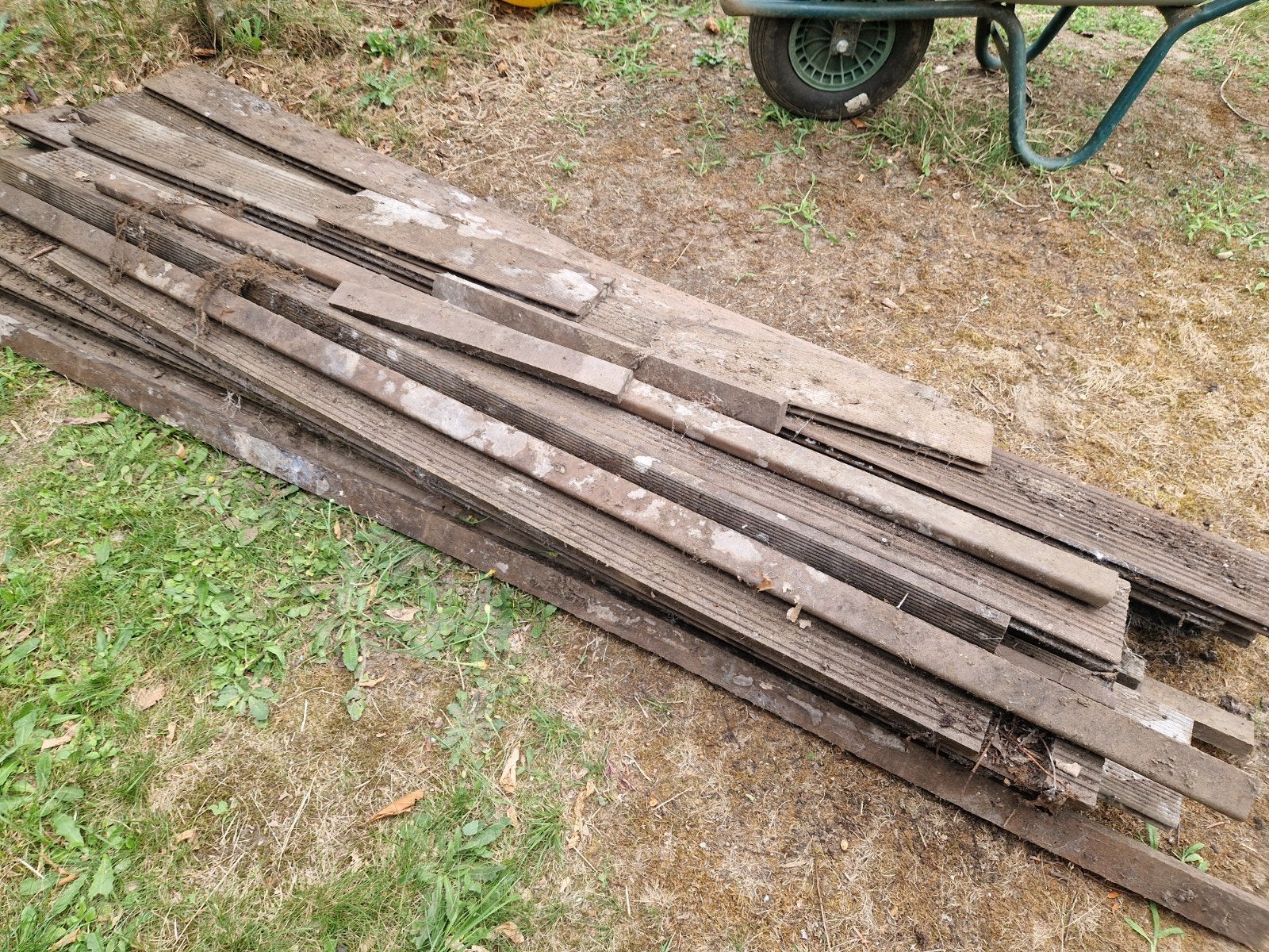 Kunststof planken, Ophalen