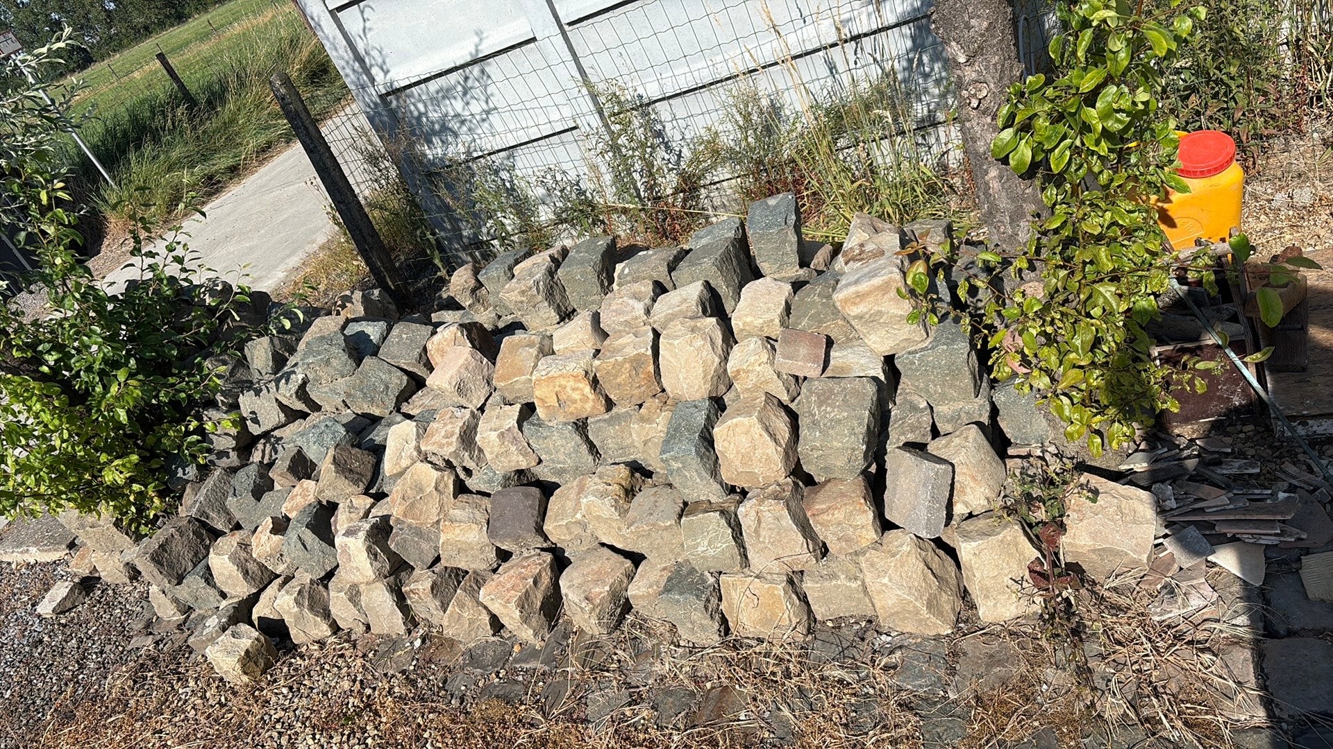 Kasseien, Jardin & Terrasse, Gravier, Rochers & Caillasse, Enlèvement, Comme neuf