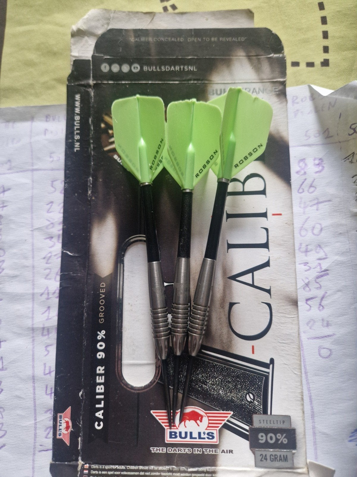 caliber dartspijlen 24gram, Sport en Fitness, Darts, Ophalen, Pijlen