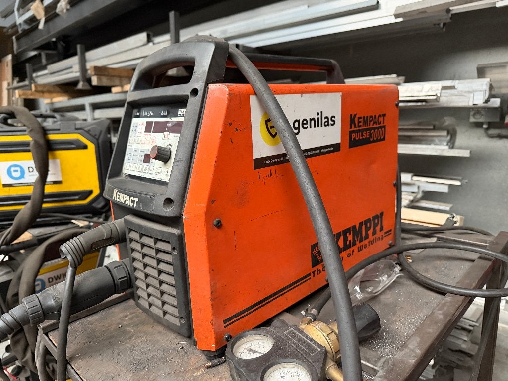 Kemppi Kempact Pulse 3000 ACDC MIG/MAG lasapparaat, Bricolage & Construction, Enlèvement, Utilisé, 250 ampères, Inverter