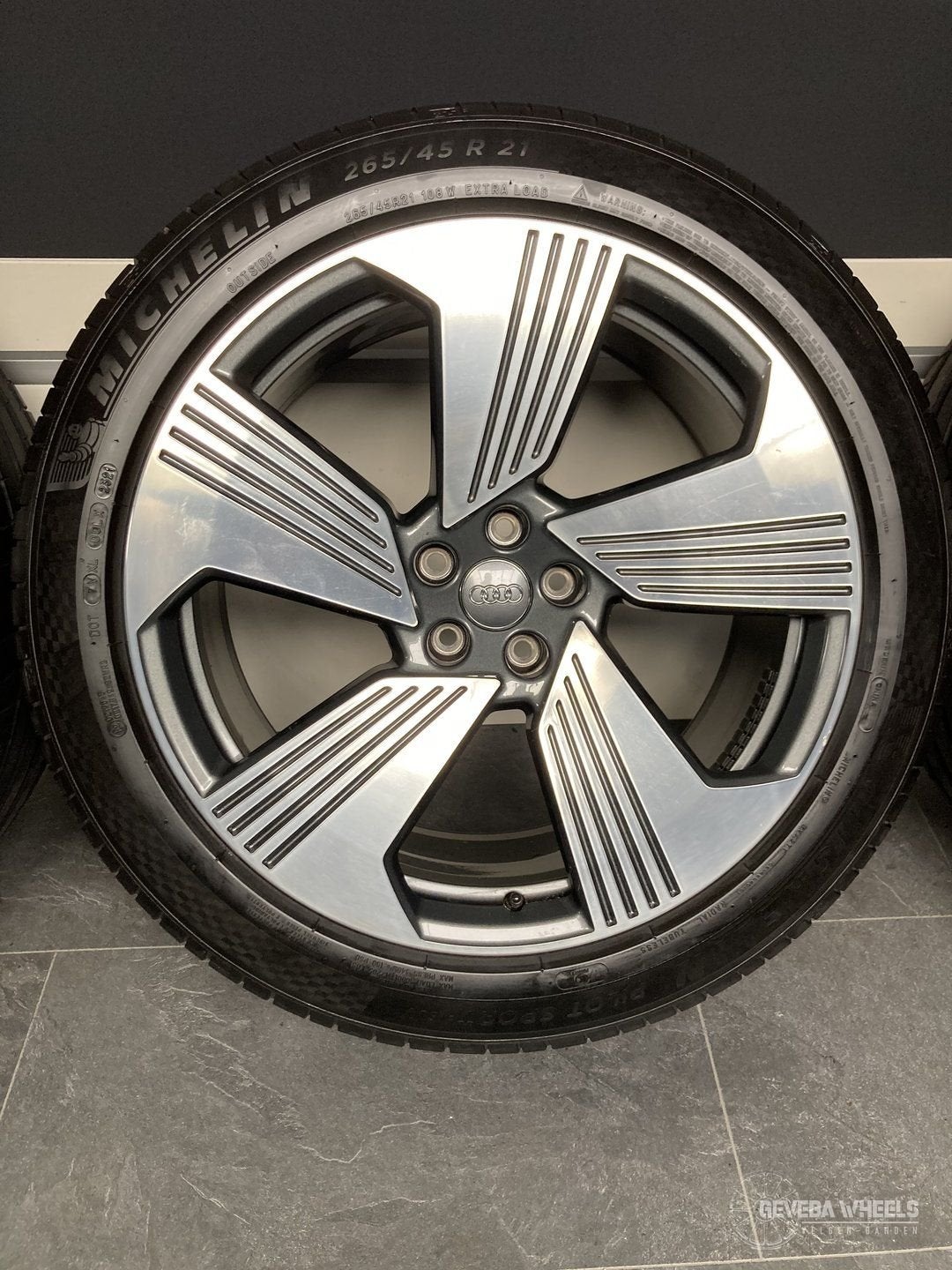 21” originele Audi Etron velgen + Michelin banden 5x112 4KE, Pneus et Jantes, Pneus été, -, 21 pouces