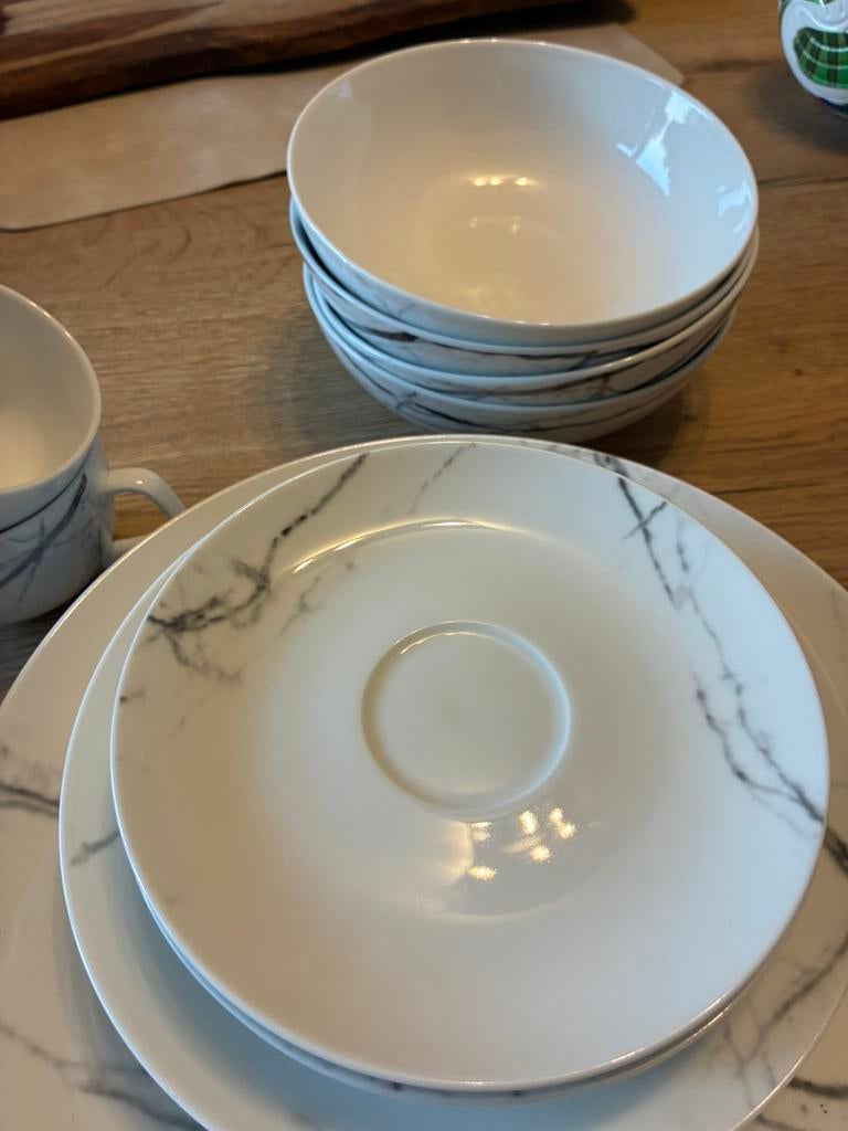 Salt & Pepper Stone Set 4 personen, Ophalen of Verzenden