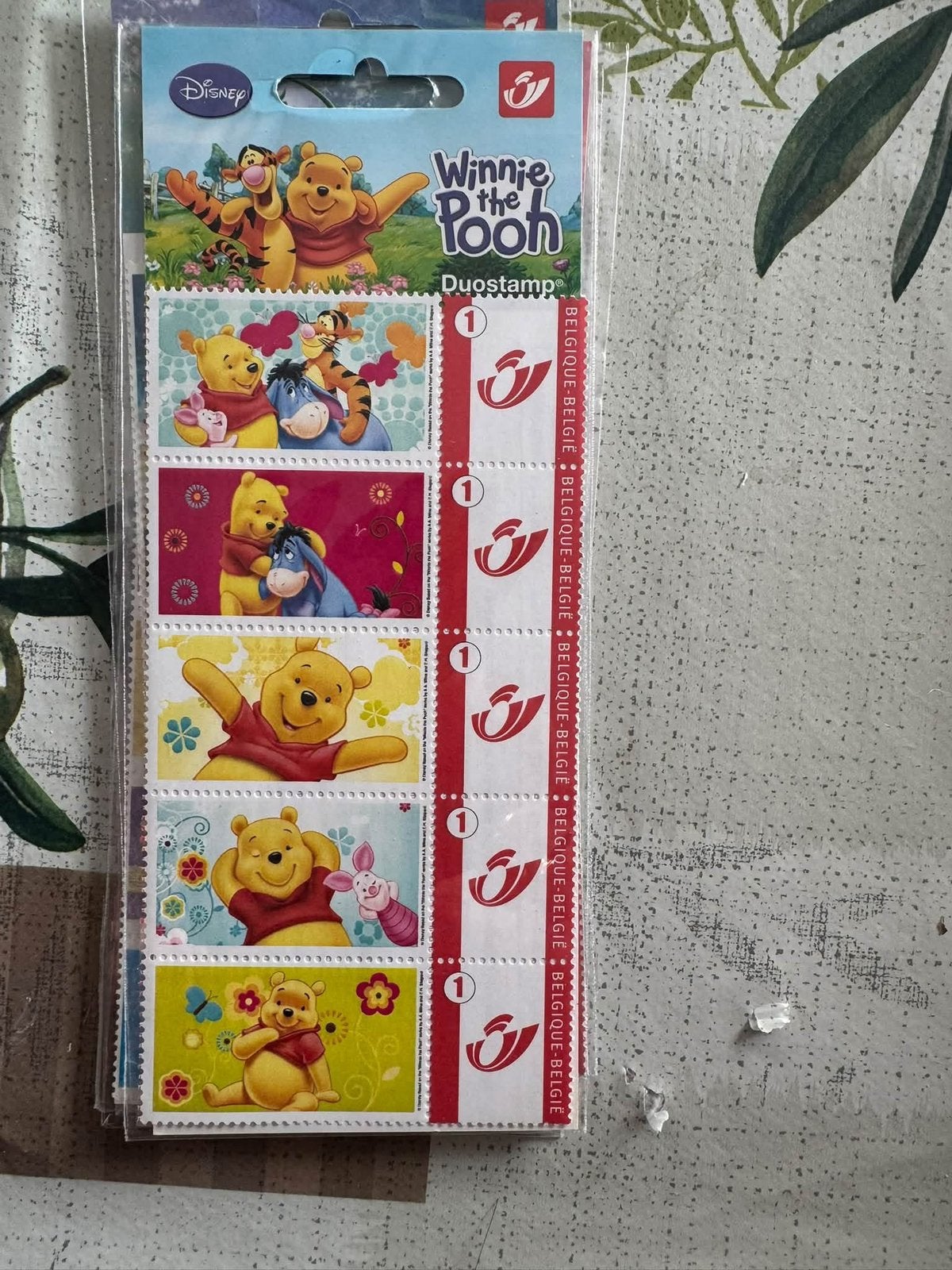 Duostamp disney (timbres belgique), Enlèvement ou Envoi