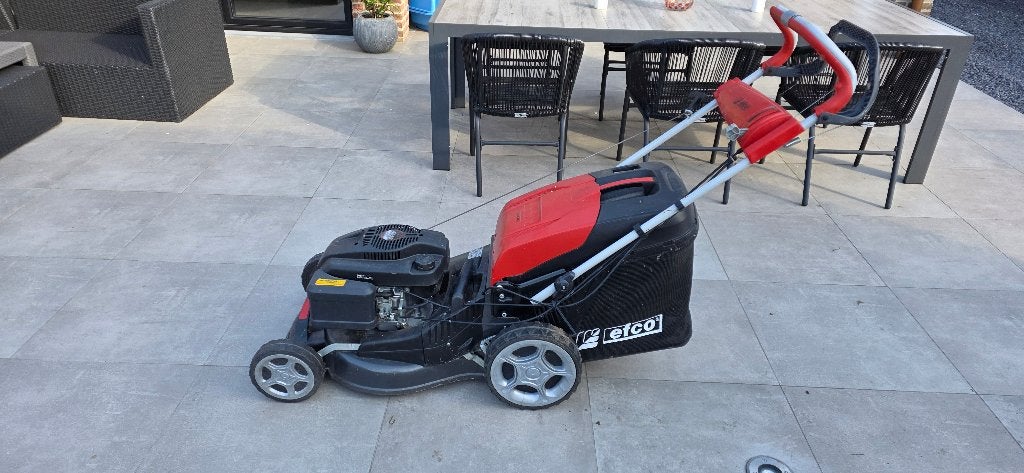 Efco benzine grasmaaier 159 cc – zelftrekkend – 48 cm maaibr, Jardin & Terrasse, Tondeuses à gazon, Utilisé, Tondeuses à gazon à essence