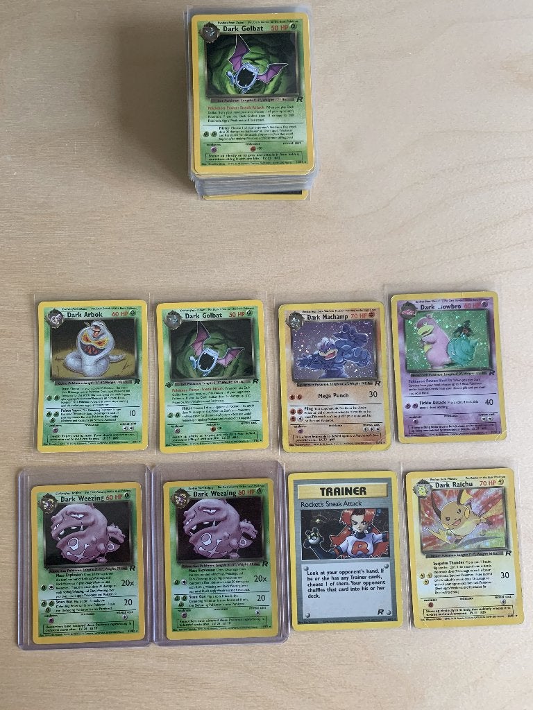 Team Rocket EN - EX+, Enlèvement ou Envoi, Comme neuf, Plusieurs cartes, Foil