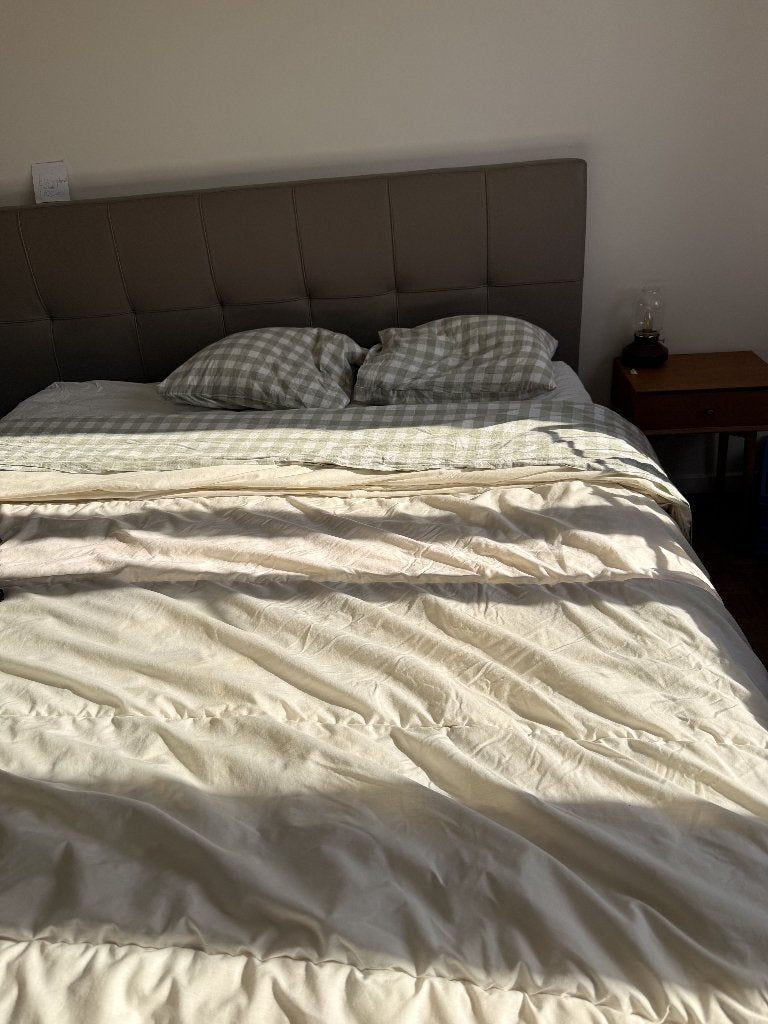 Kingsize bed en kast - Kingsize bed en kast, Ophalen, Overige materialen, Gebruikt, Tweepersoons