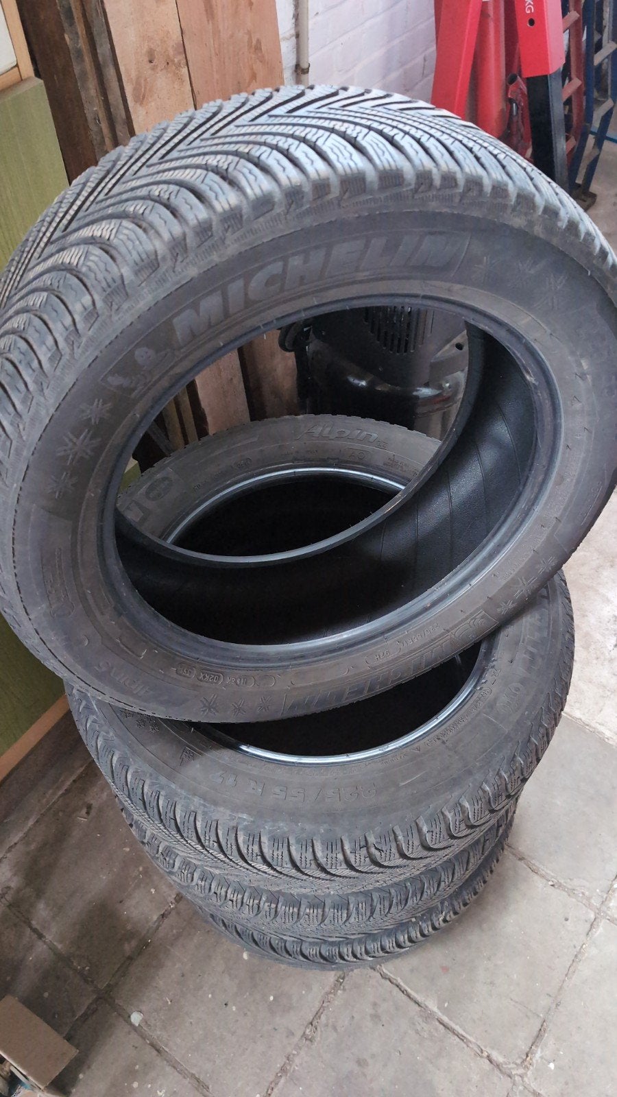 Michelin 225 55 R17, Autos : Pièces & Accessoires, Enlèvement, Pneus hiver