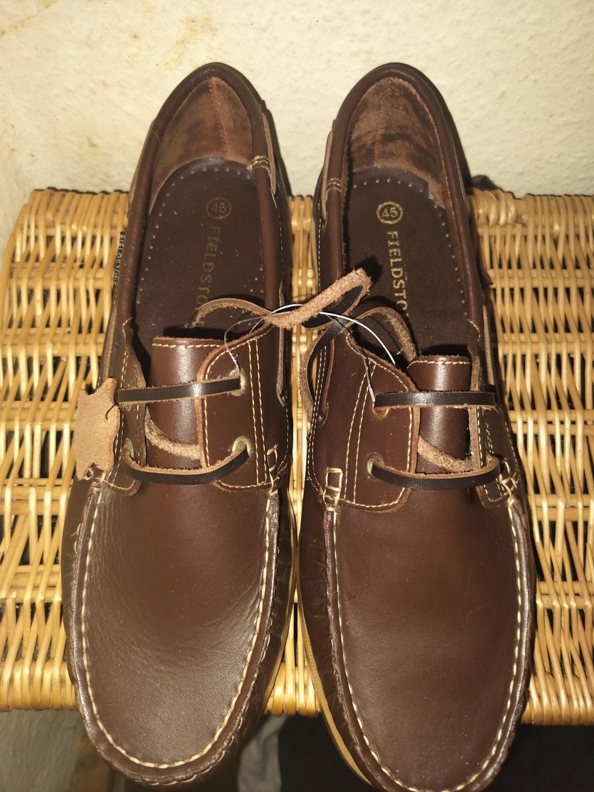 Fieldstone lederen loafers maat 45, Kleding | Heren, Schoenen, Loafers, Fieldstone, Bruin, Nieuw